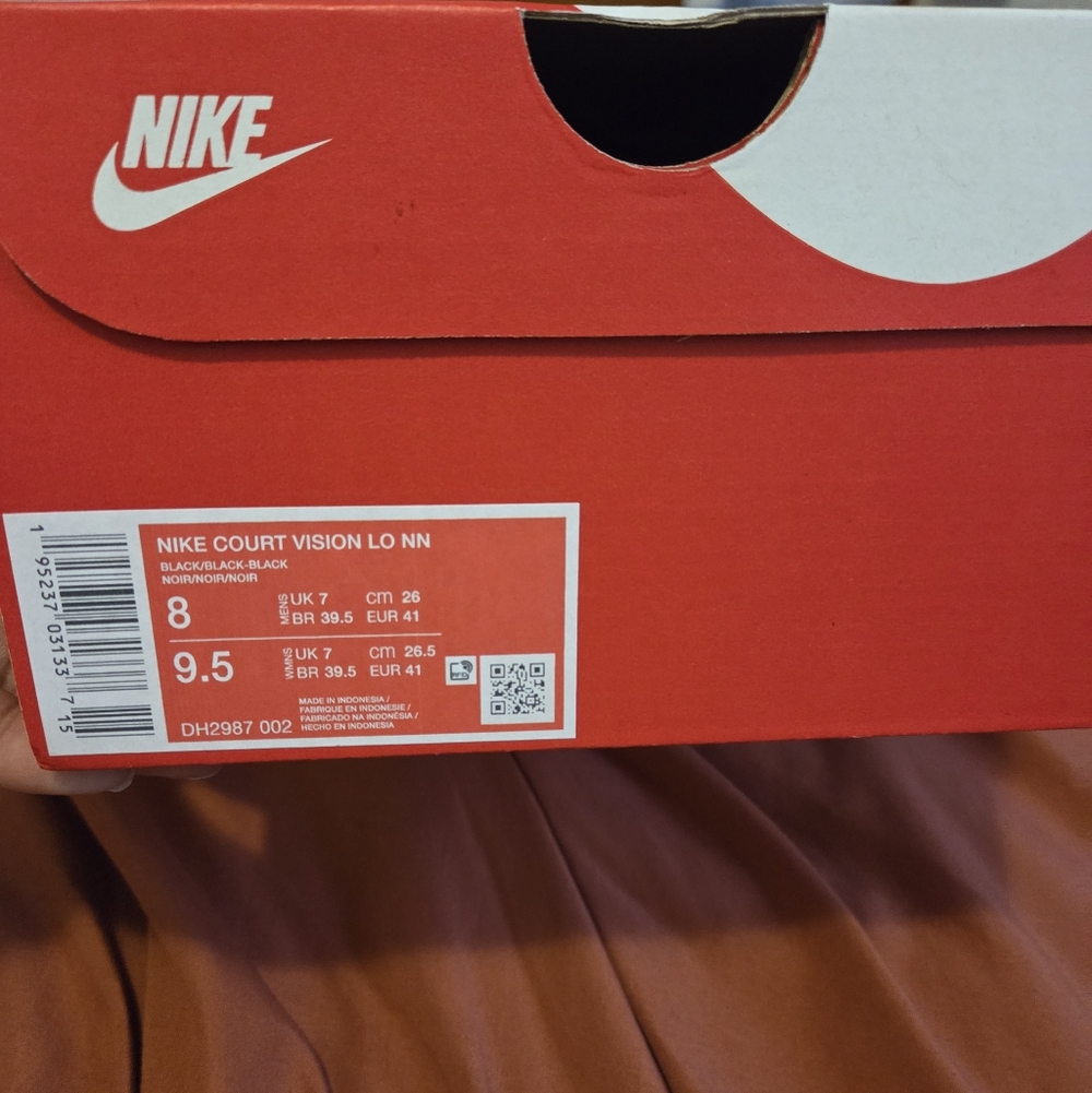Back To School Sneakers. Black Nike Court Athletic Shoes
